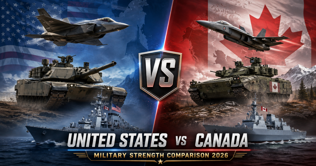 Comparison of United States and Canada Military Strengths (2026