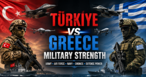 Türkiye vs Greece Military Strength : Army, Air Force, Navy, Drones & Defense Power